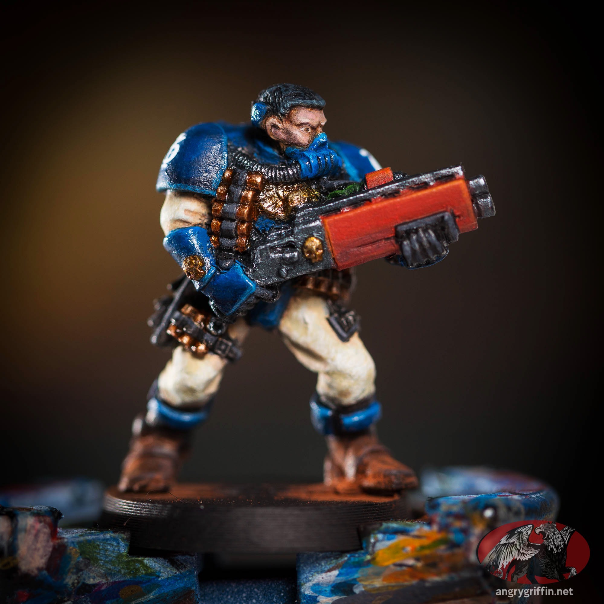 Metal Space Marine Scout with Shotgun 2